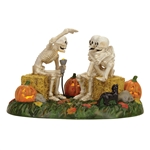 Department 56 Halloween Village Scary Skeleton Stories