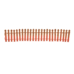 Department 56 Halloween Pumpkin Orange Glitter Fence