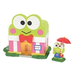 Department 56 Hello Kitty Village Keroppi's Market, Set of 2 - New For 2024